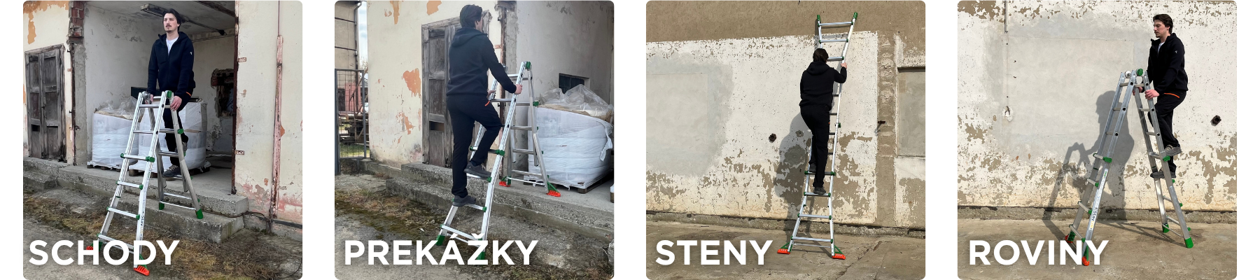 BRIKO 16 multifunkcny klbovy teleskopicky rebrik detail 3